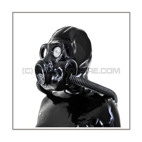 Deluxes PBF Gasmaskenzipperhauben-System PROTECT-2B mit Ringschlauchset und Atembeutel